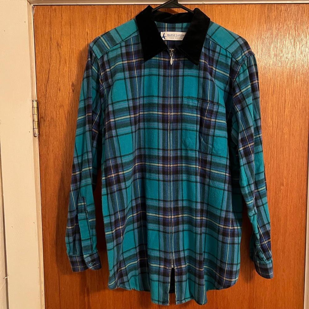 Vintage Mash Landing Plaid Shirt